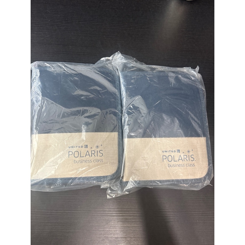 2 united airlines Polaris business class 1 amenities kits sealed